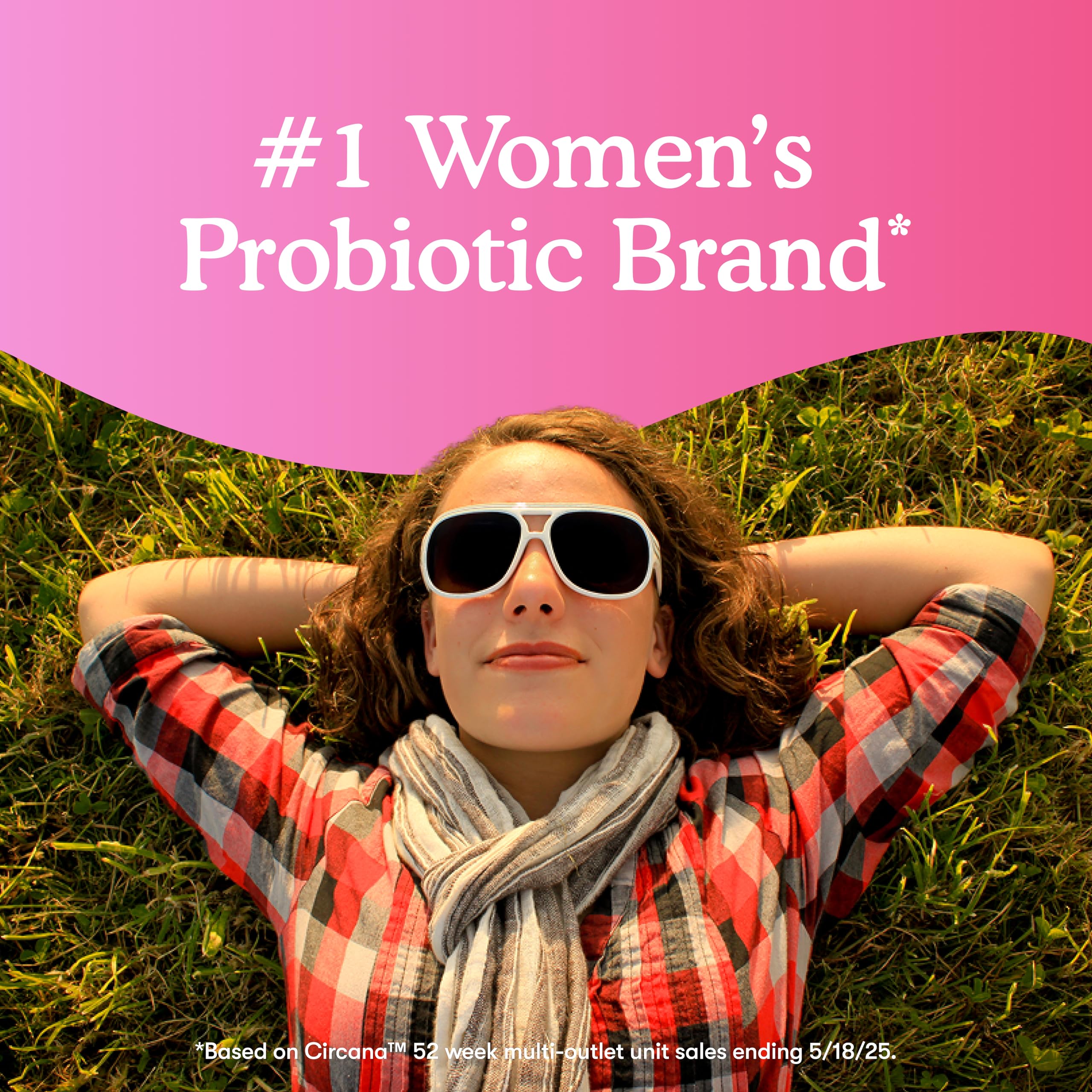 Close-up of Dr Formulated Women's probiotic label