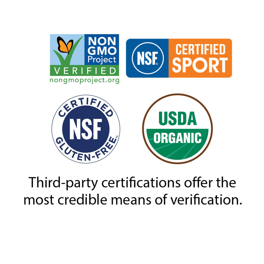 Gluten-free and Non-GMO Project Verified badges on packaging