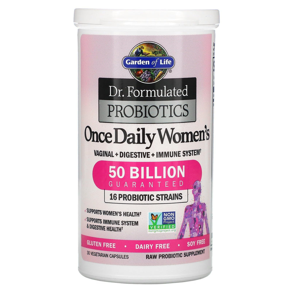 Whole-food prebiotic blend visual for Garden of Life probiotic