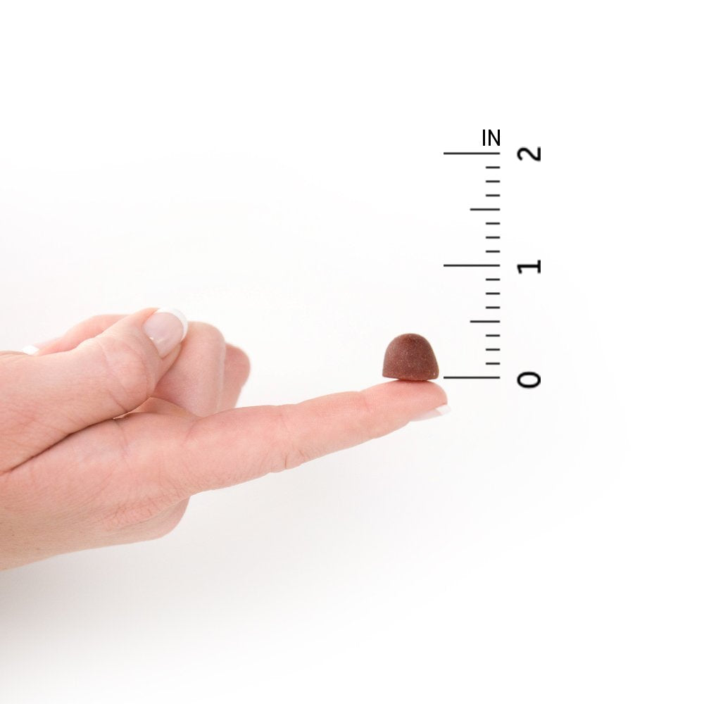 Nutrition facts panel on back of bottle