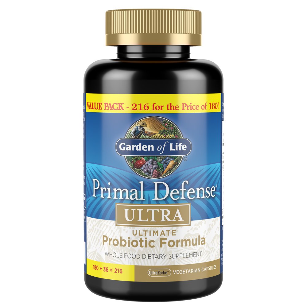 Garden of Life Primal Defense Ultra probiotic bottle front view