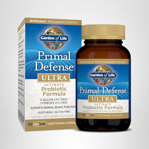 Packaging of Garden of Life Primal Defense Ultra with 90 capsules