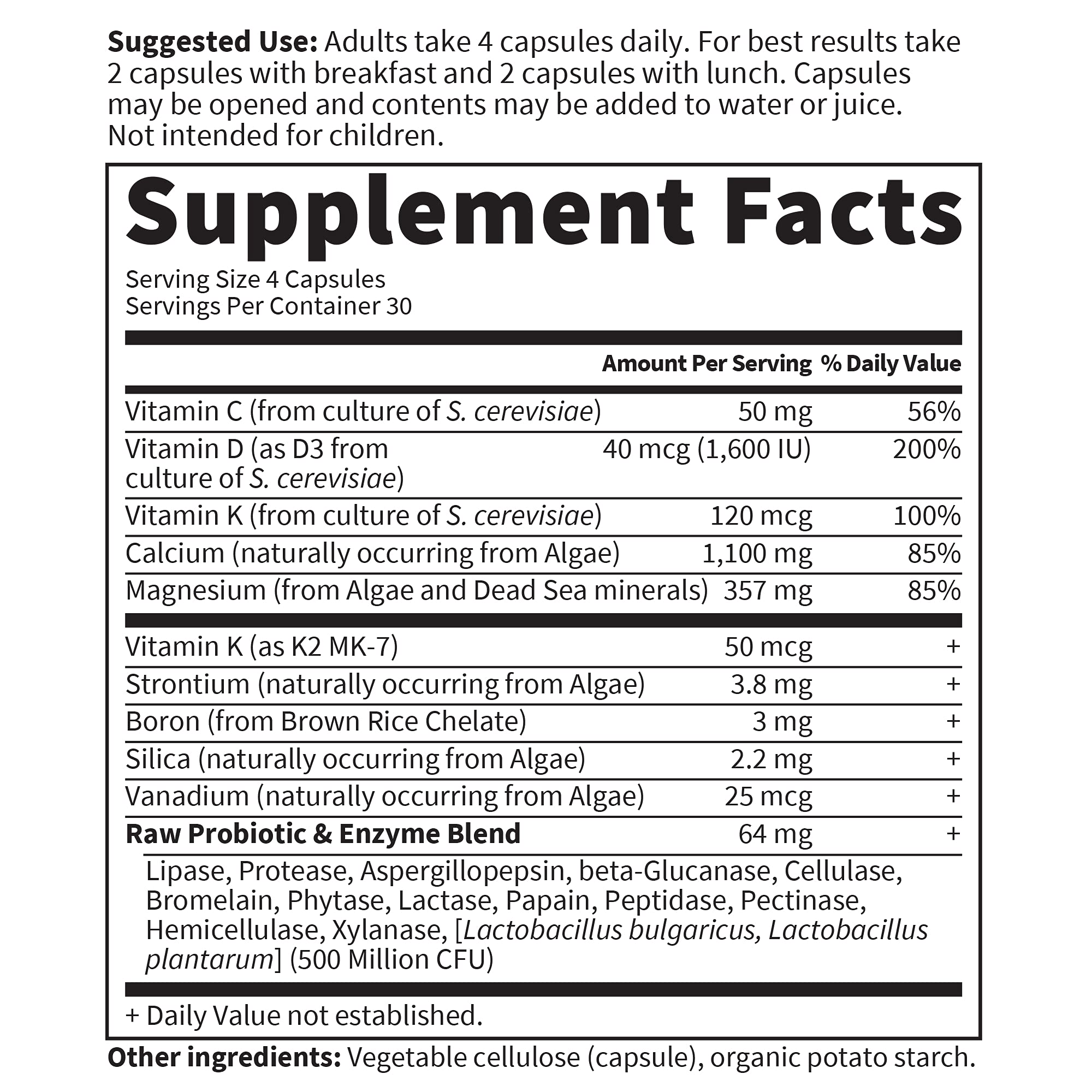 Calcium supplement capsules with bottle cap in focus