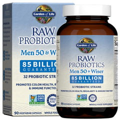 Garden of Life Raw Probiotics for Men Over 50 bottle front view