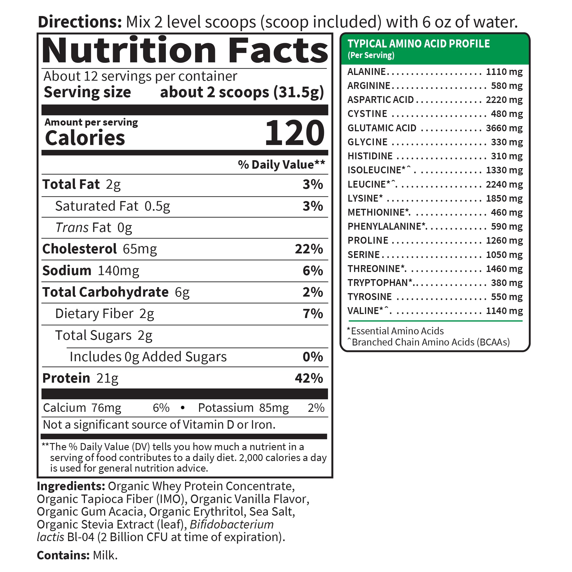 Probiotics and immune support concept on packaging