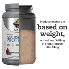 Graphic highlighting BCAAs and glutamine in the protein powder
