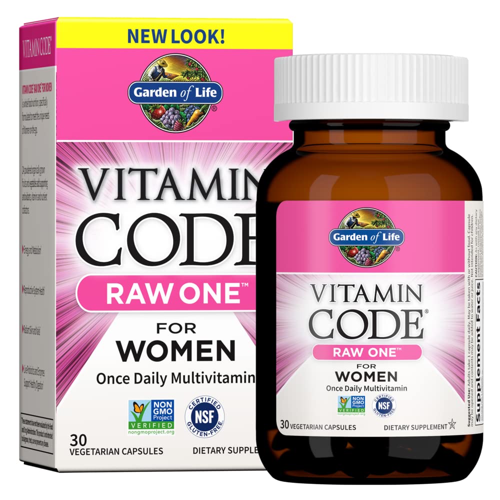 Garden of Life Vitamin Code RAW ONE for Women bottle front