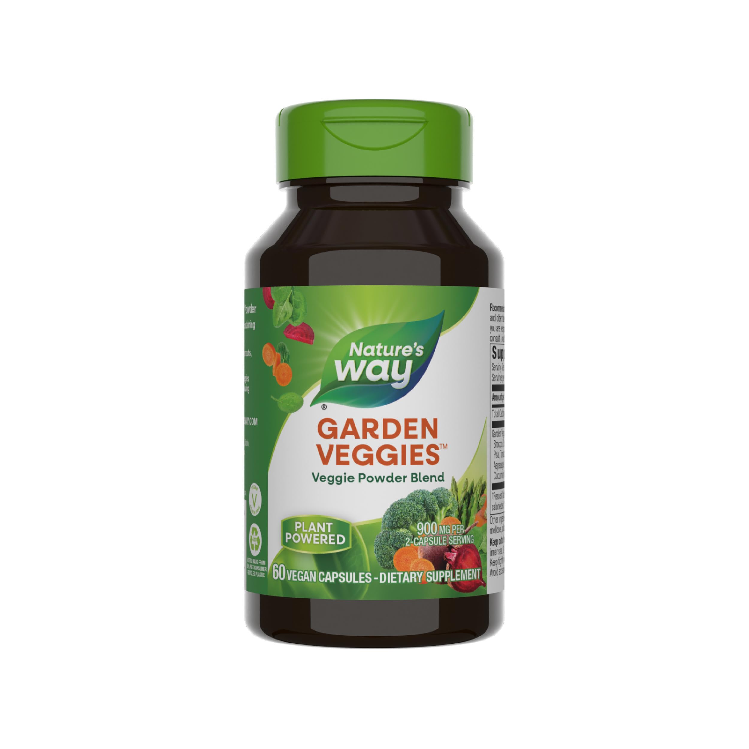 Nature's Way Garden Veggies powder blend capsules
