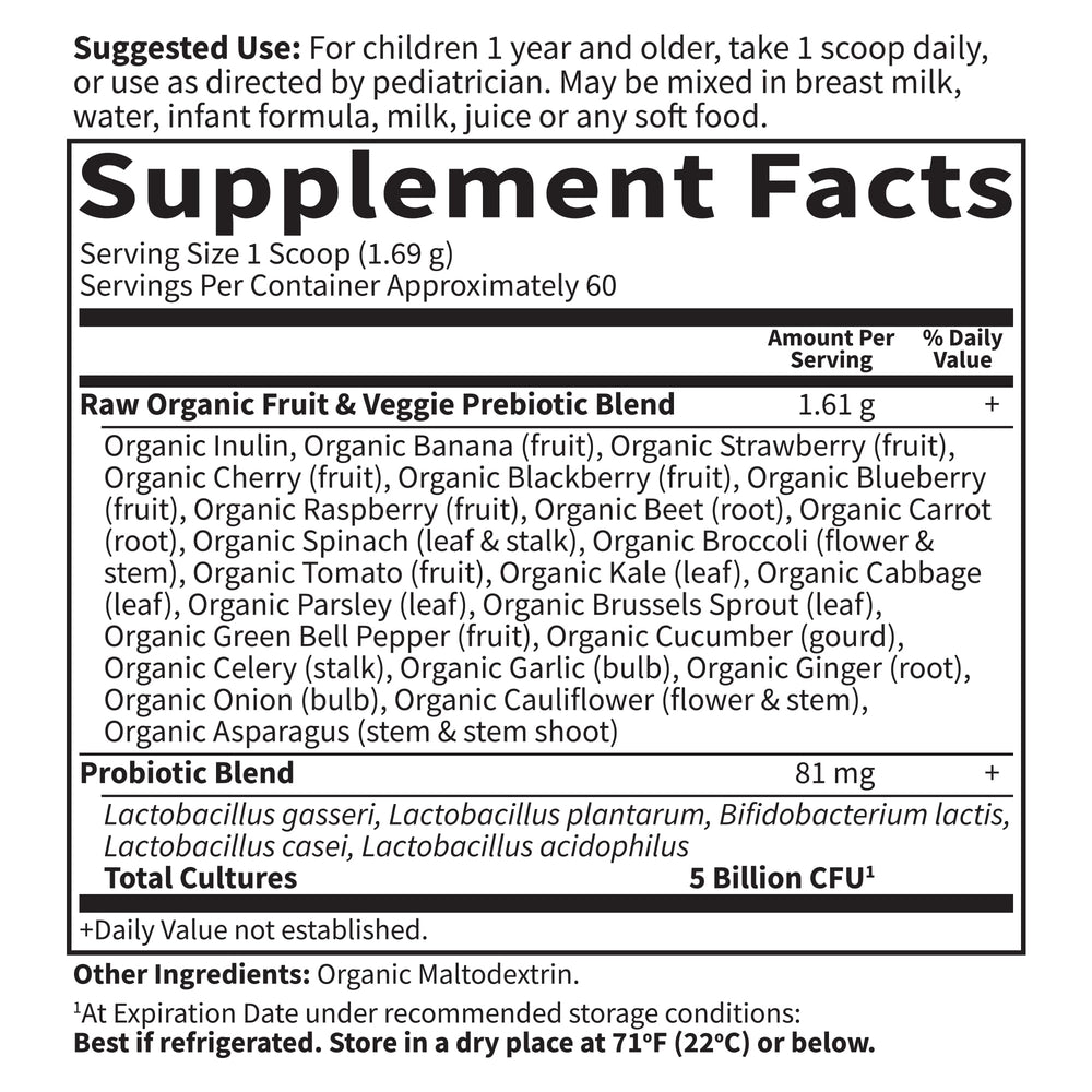 Label highlights organic, non-GMO, gluten-free, vegan and sugar-free claims