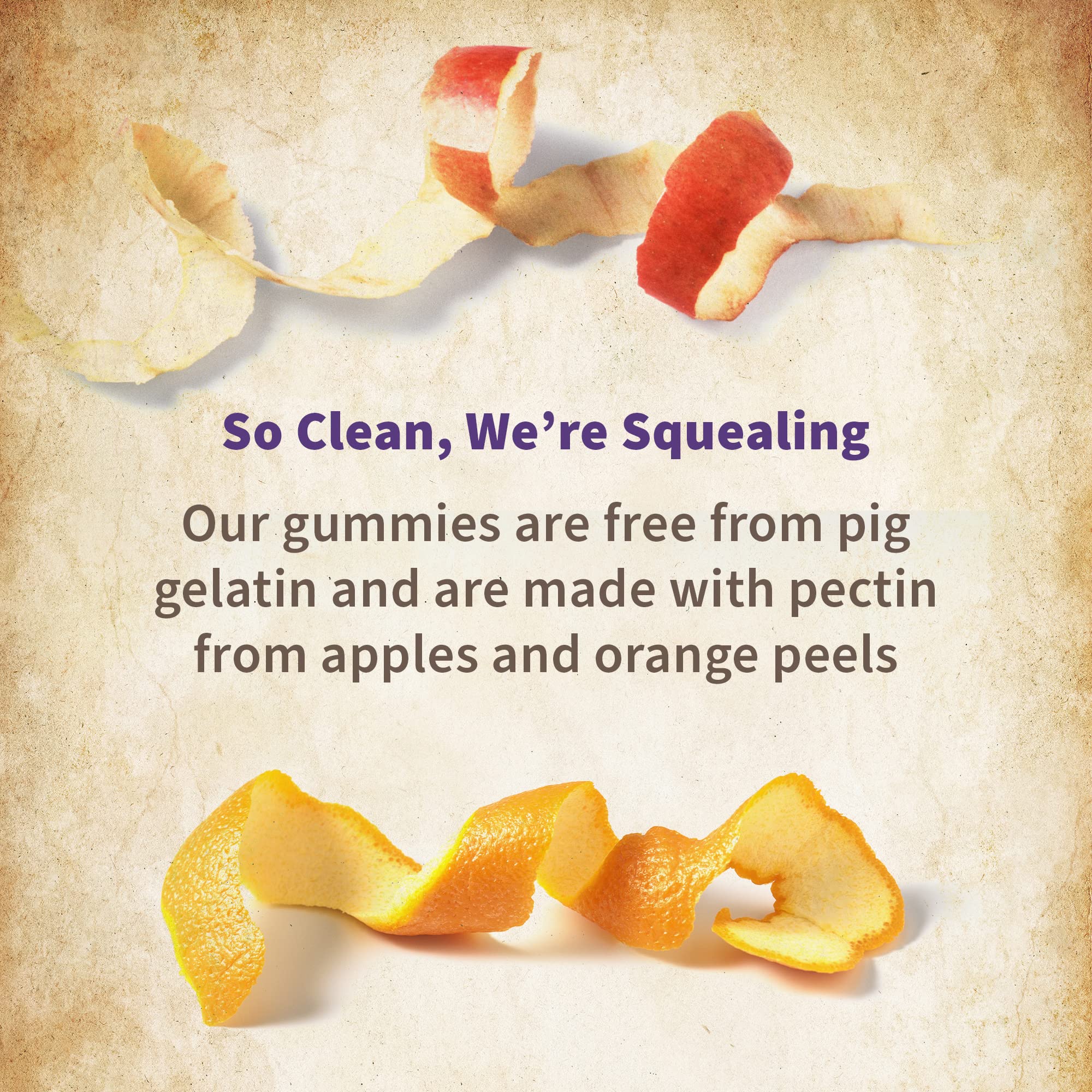 Non-GMO Project Verified, vegan, gluten-free and kosher icons on packaging