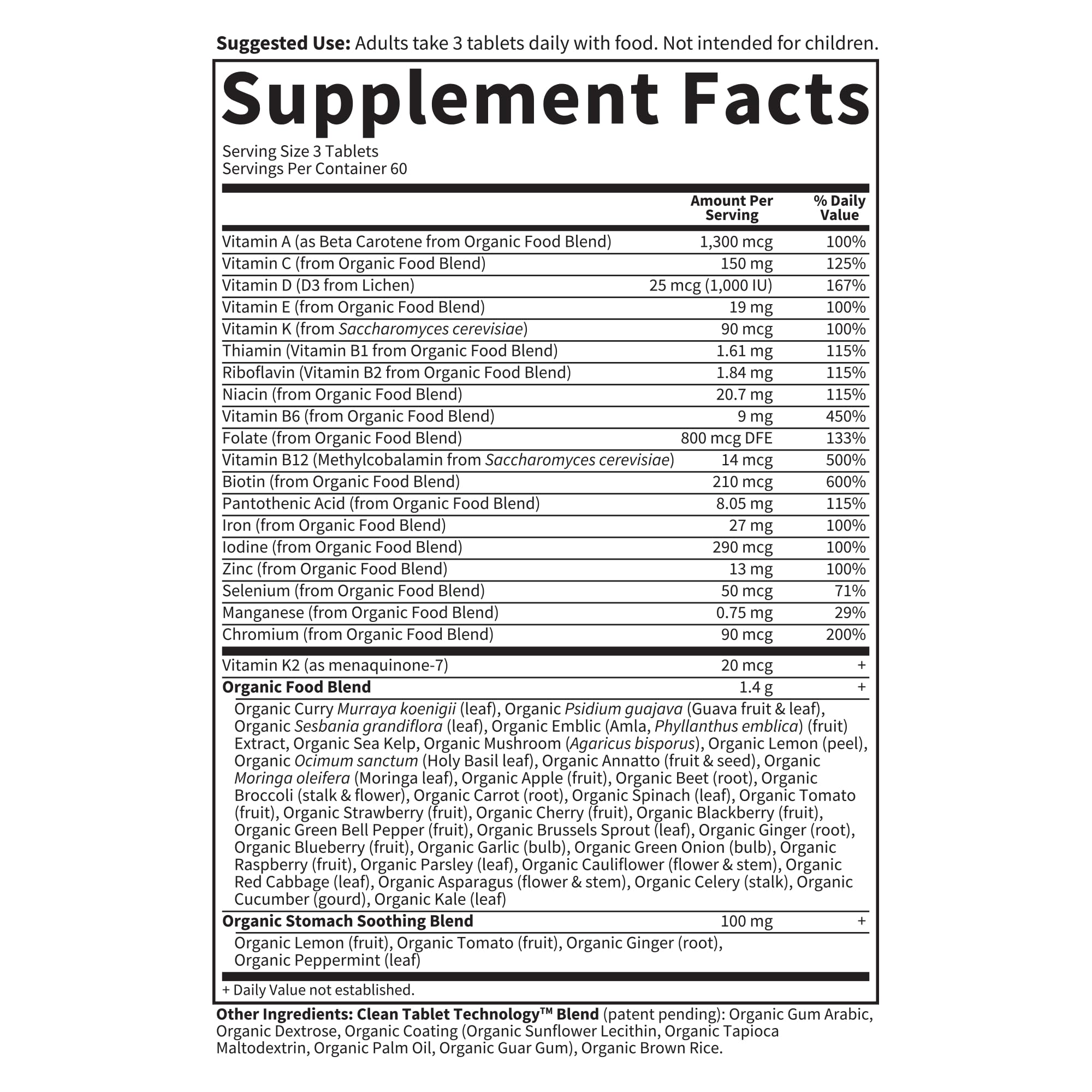 B vitamins for energy indicated on bottle