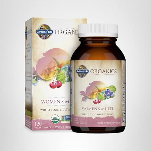 Packaging box and bottle of Garden of Life Organics Women's Multi