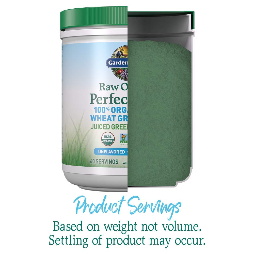 Label: 100% Organic U.S.A. Farmed Raw Wheat Grass Juice Powder