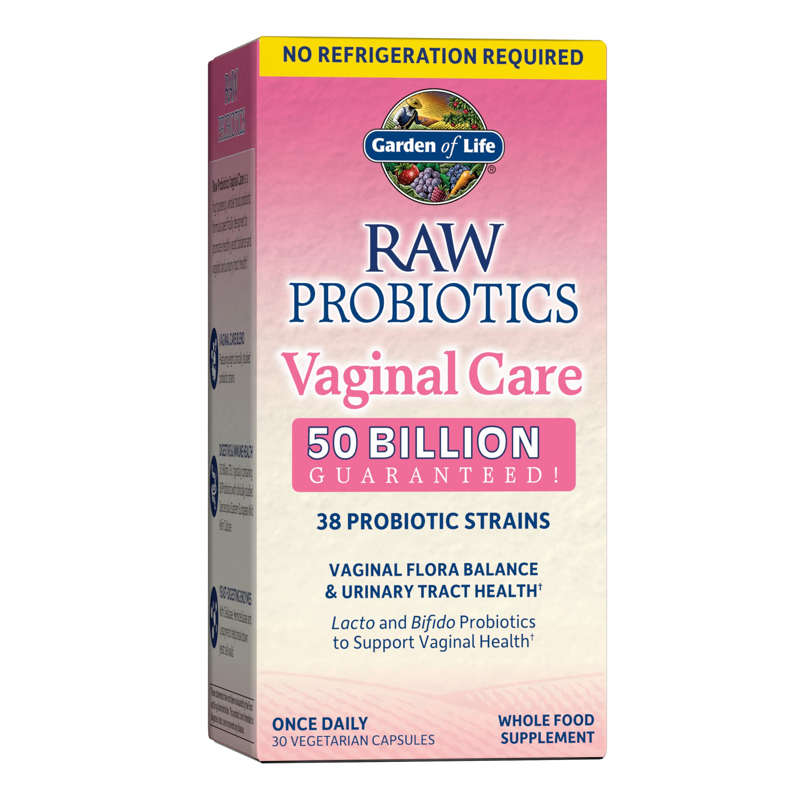 Garden of Life RAW Probiotics Vaginal Care bottle