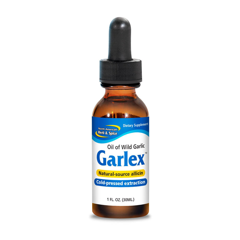 Garlex Oil of Wild Garlic bottle and label