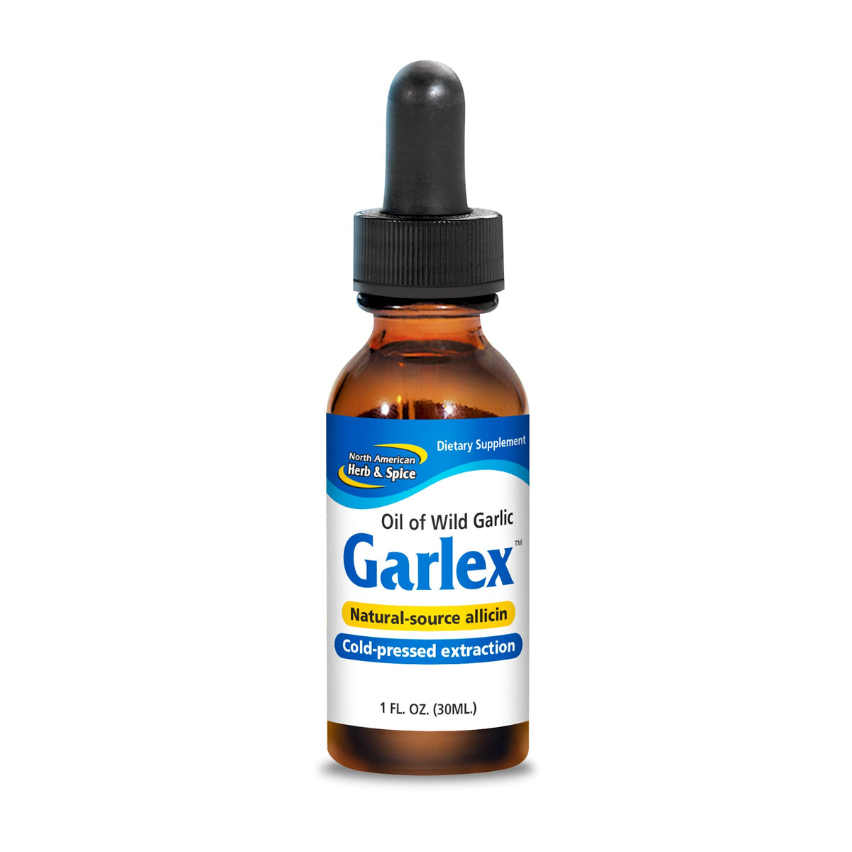 Garlex Oil of Wild Garlic bottle and label
