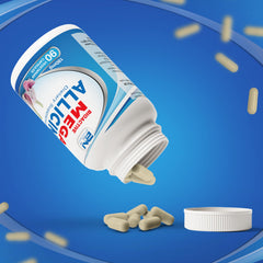 Vegetarian capsules containing allicin from garlic