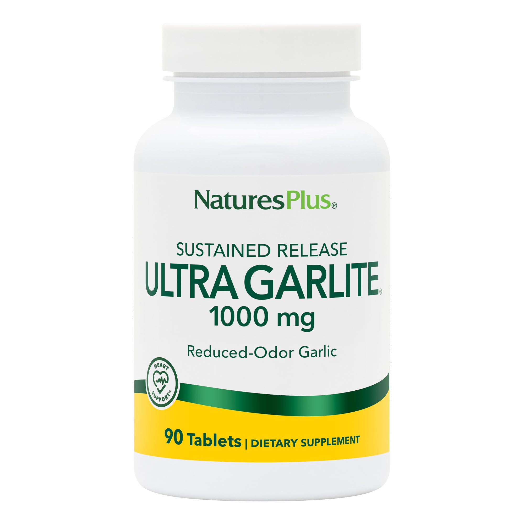 Garlic tablets illustrating support for heart health