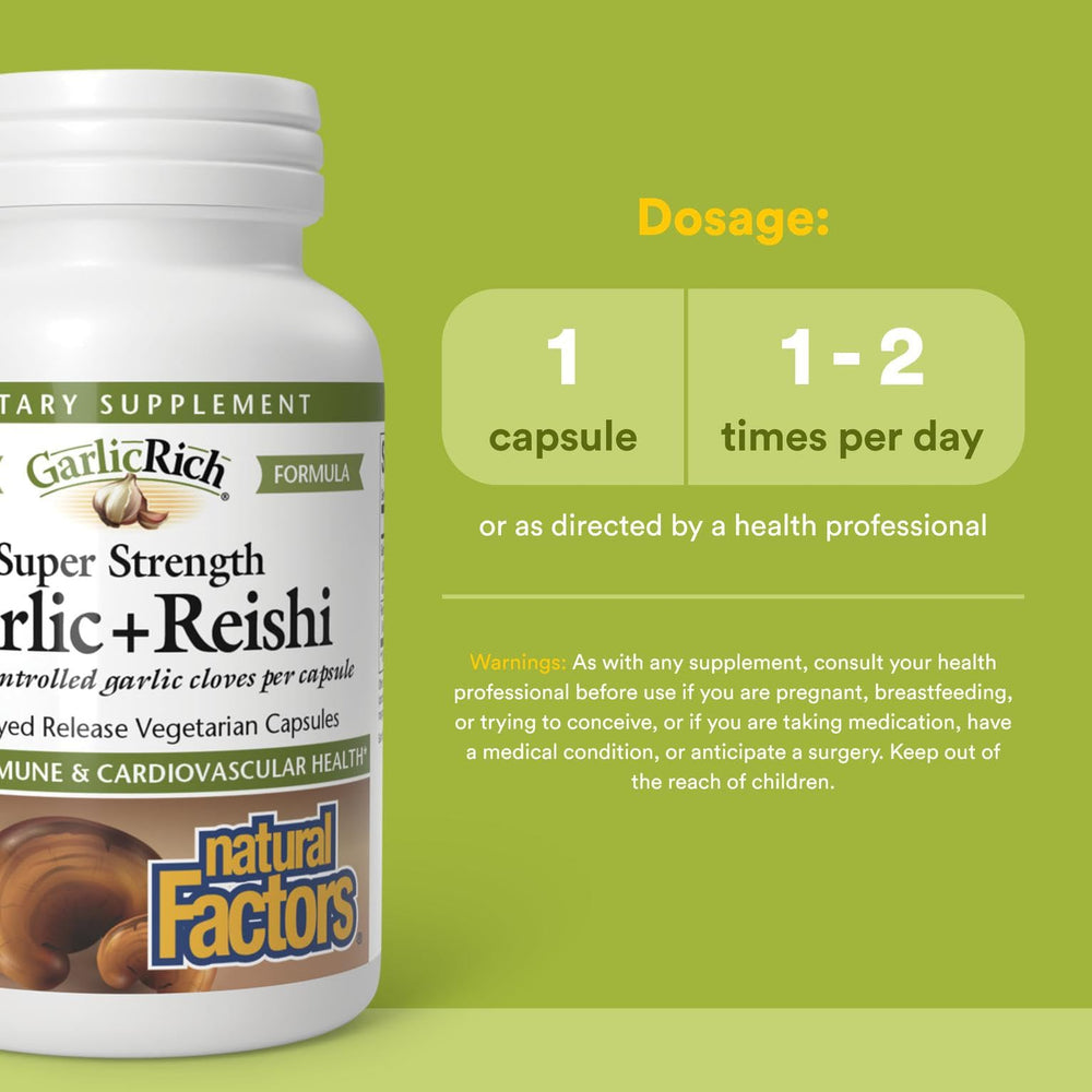 Graphic showing 10:1 garlic concentrate used in GarlicRich