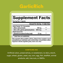 30:1 organic reishi extract in GarlicRich
