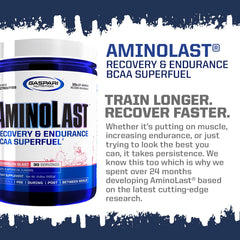 Gaspari AminoLast bottle and label close-up