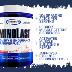 Gaspari AminoLast ingredients panel