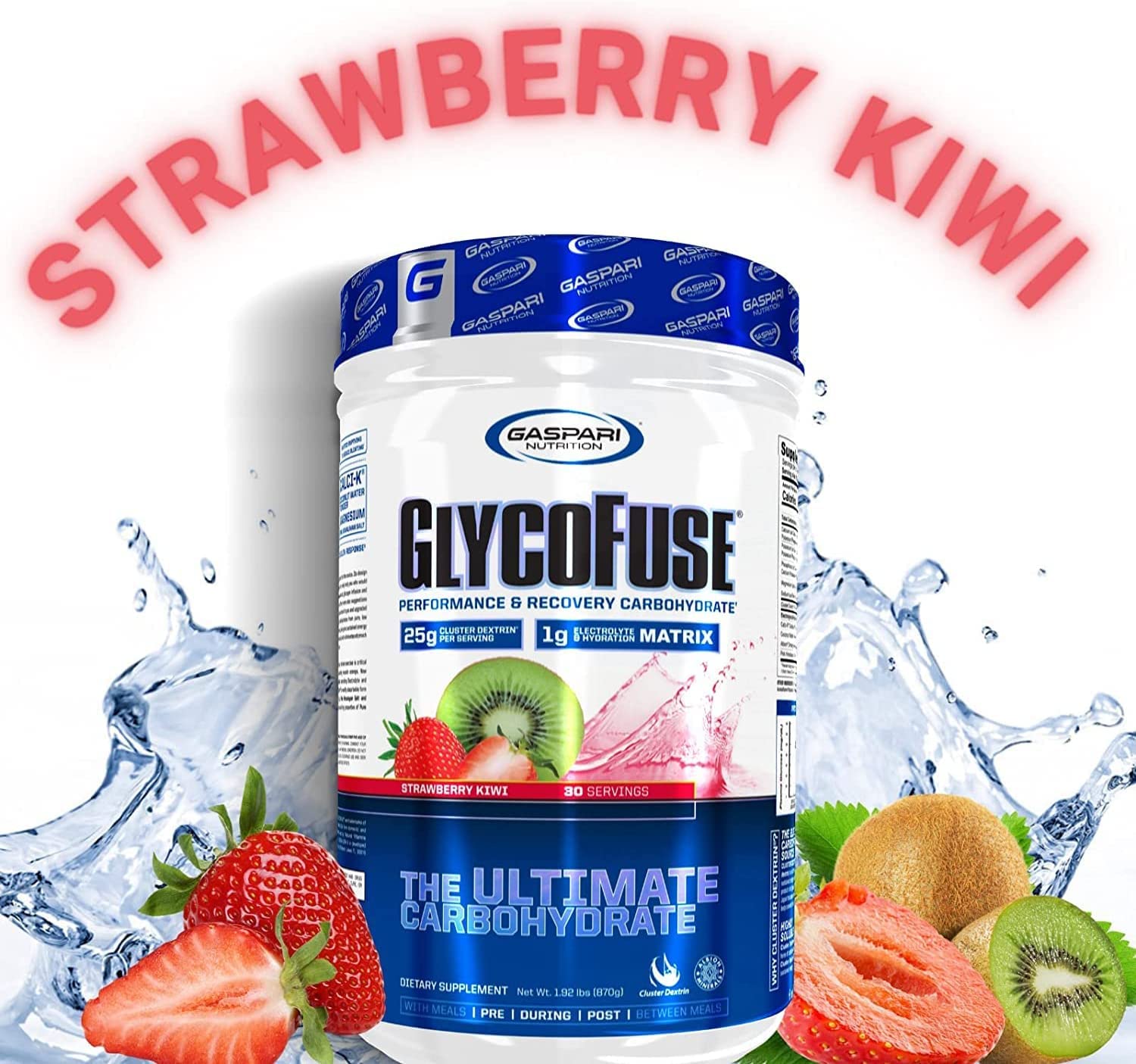 Gaspari Glycofuse coconut water powder detail for hydration support