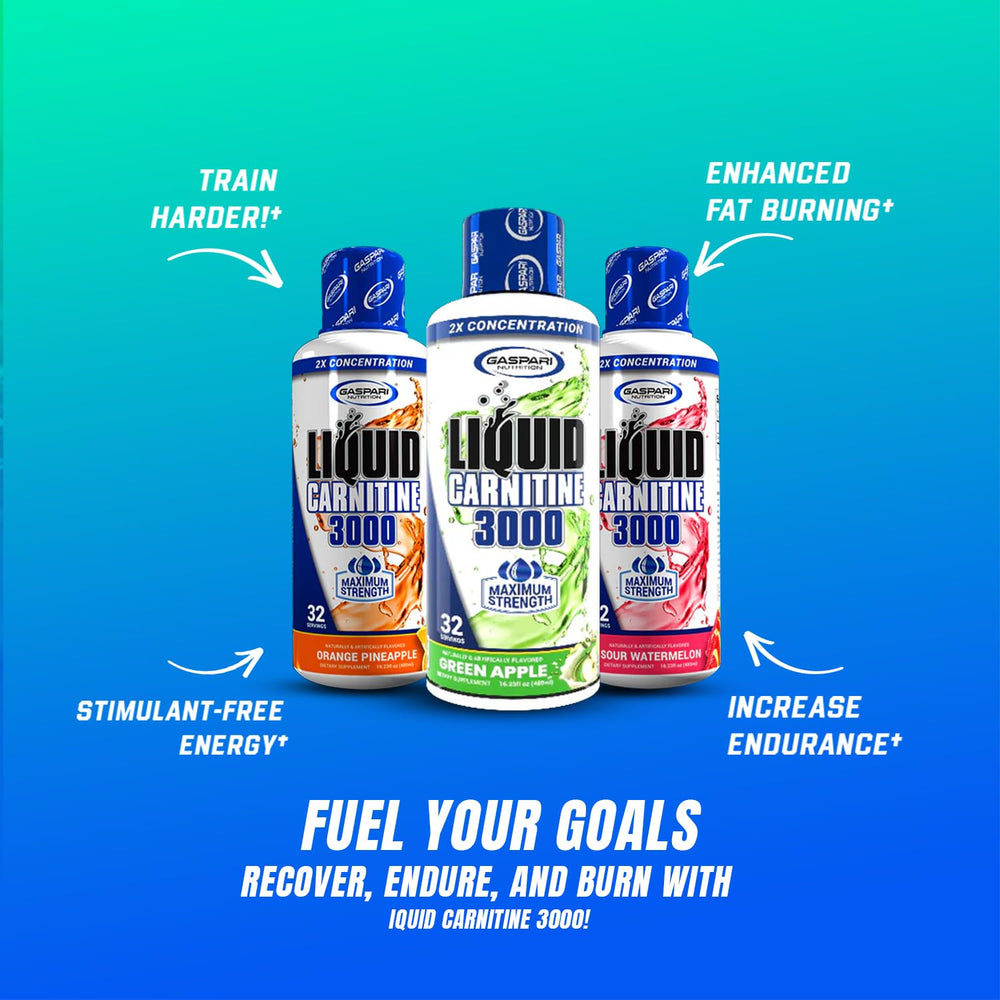 Gaspari Nutrition Liquid L-Carnitine 3000 flavor swatch communicates orange-pineapple appeal