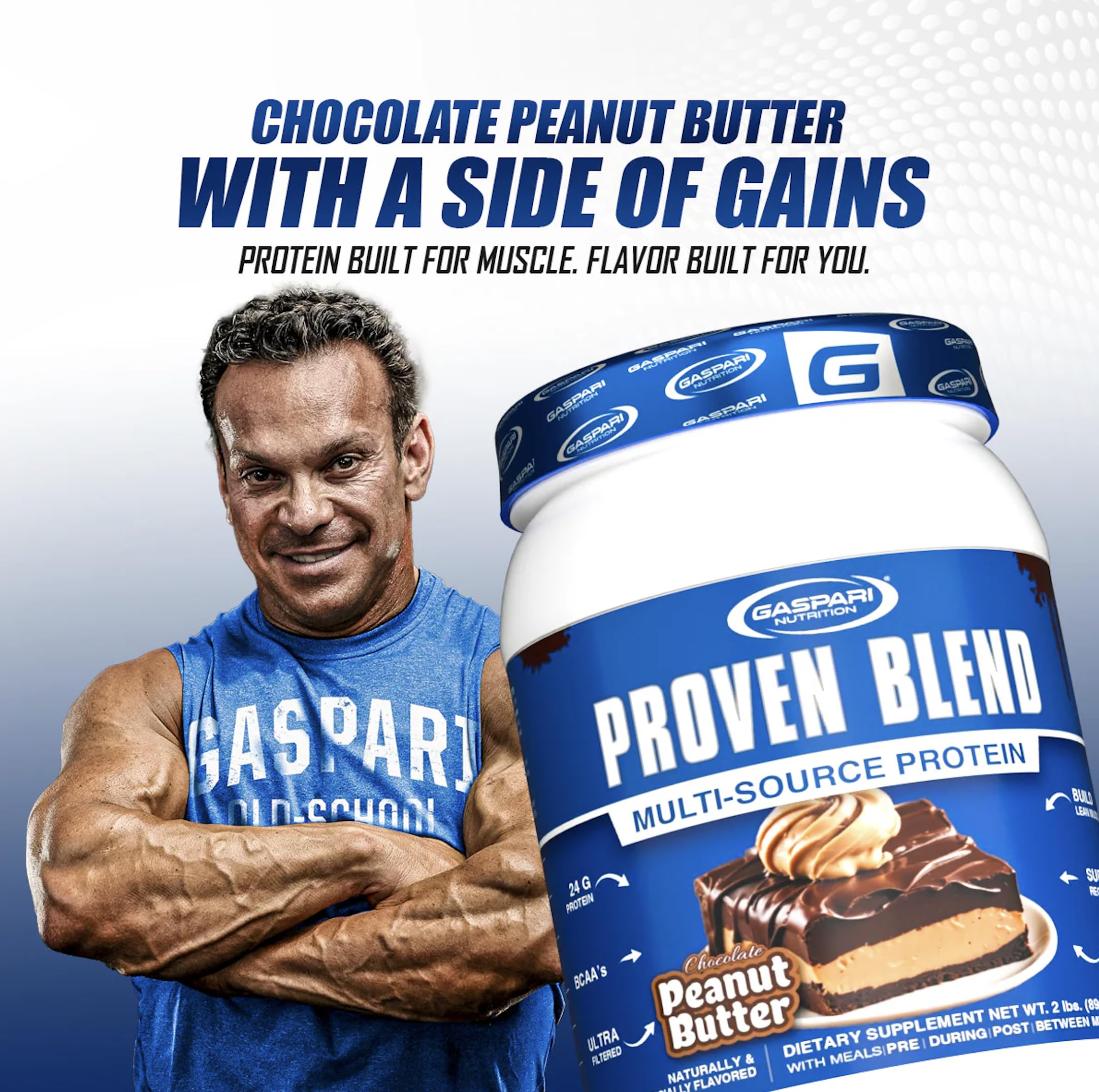 Beef protein isolate and whey blend visuals for diverse amino acids.