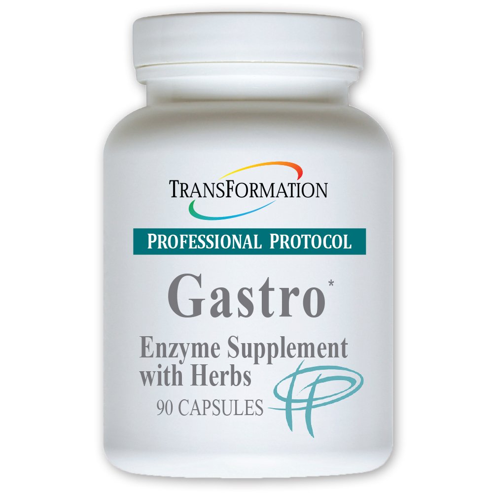 Gastro Enzyme Supplement bottle with capsules