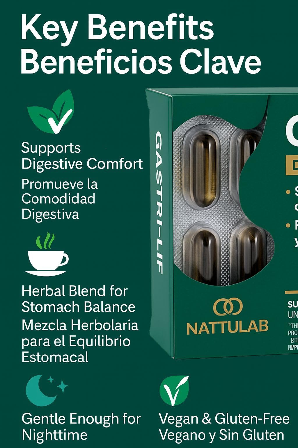 Herbs cuachalalate and cancerina used in GASTRI-LIF