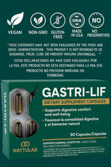 Array of natural ingredients used in GASTRI-LIF