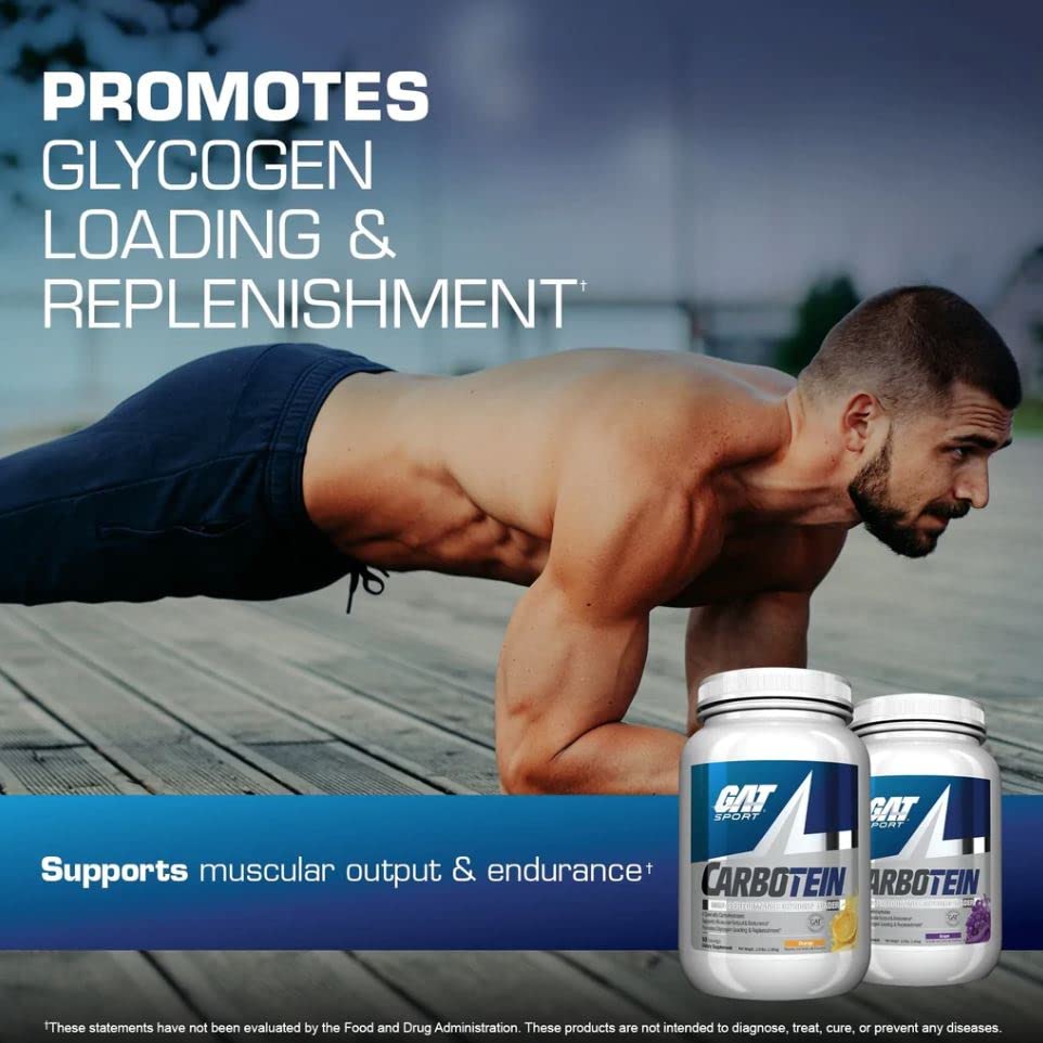 Packaging image of GAT SPORT Carbotein grape canister