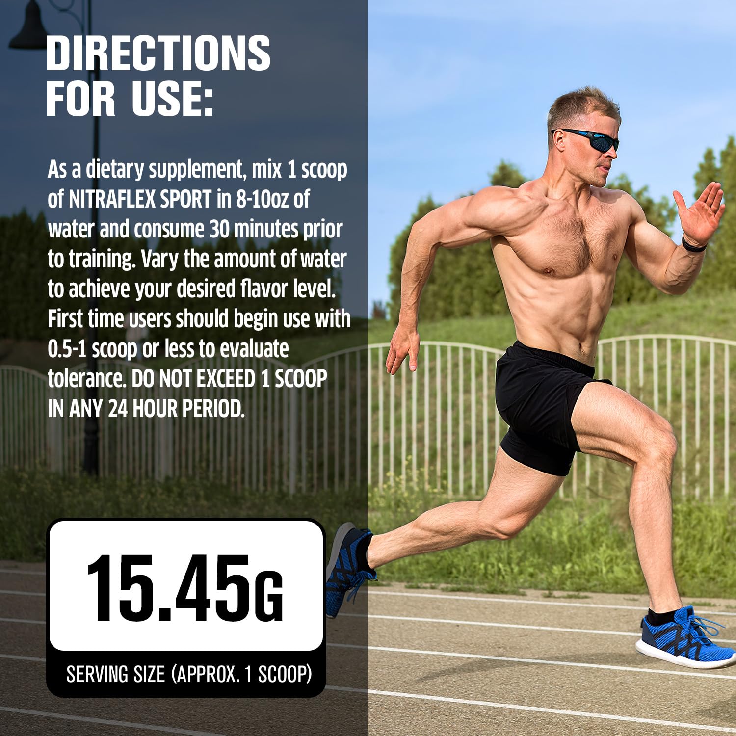 Nitraflex ingredient panel close-up highlighting key compounds