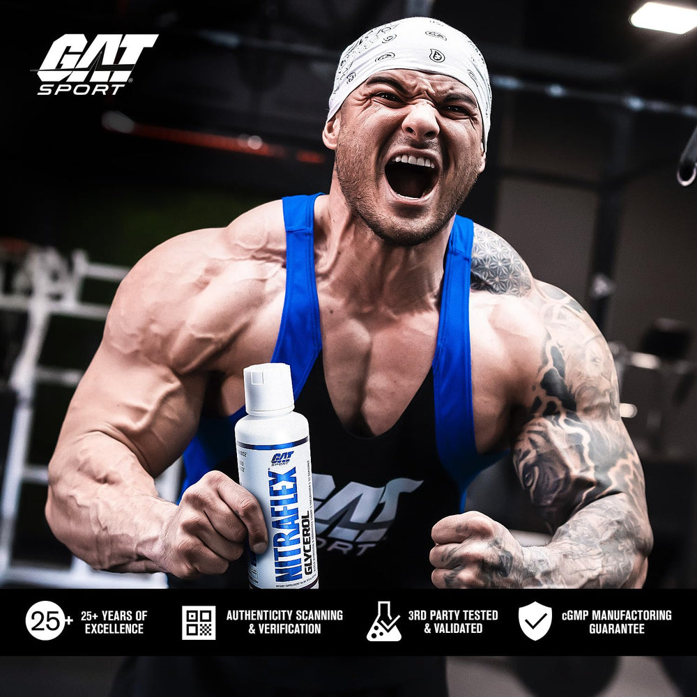 GAT SPORT Nitraflex third-party testing certificate image reinforces product quality and transparency.