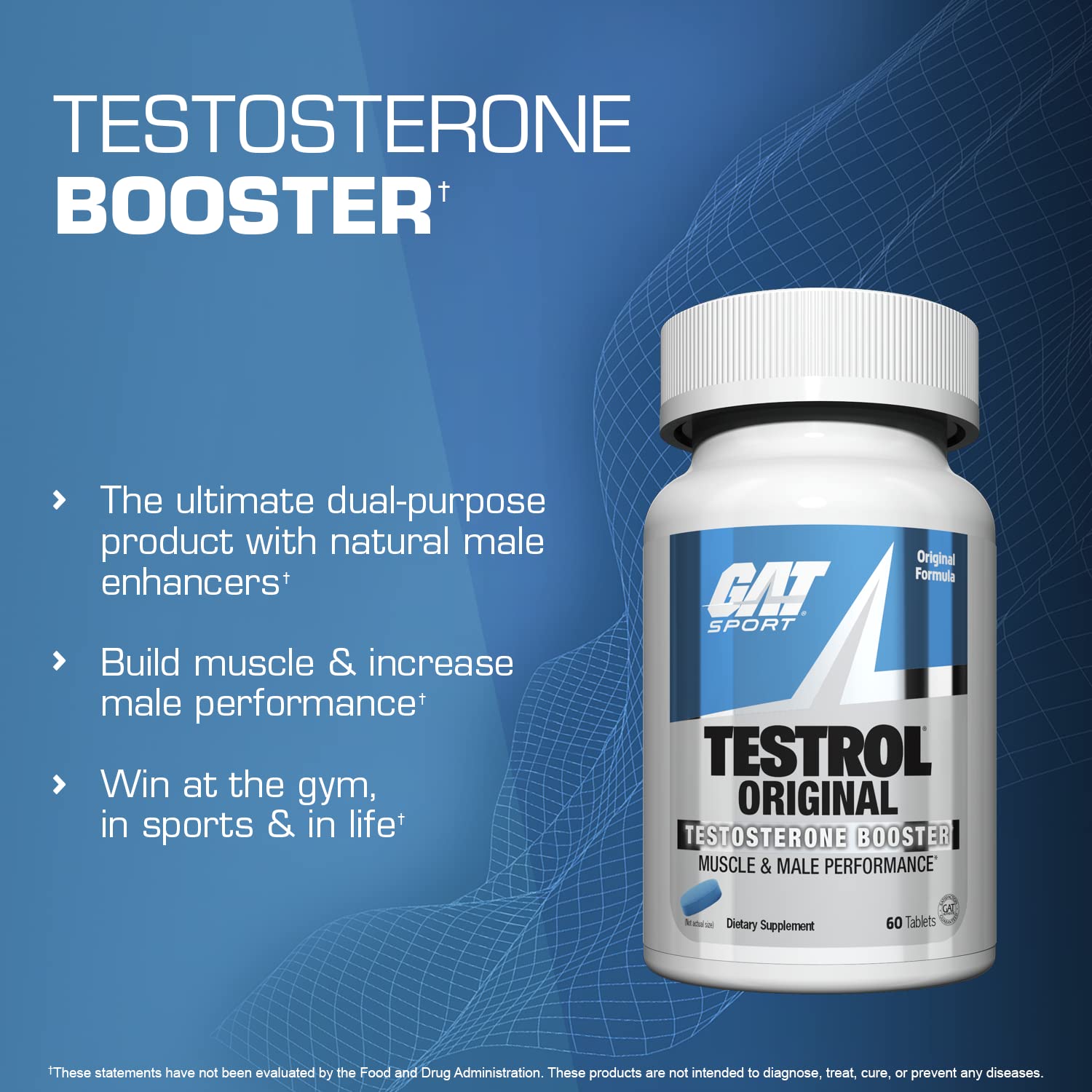 Testrol bottle label close-up