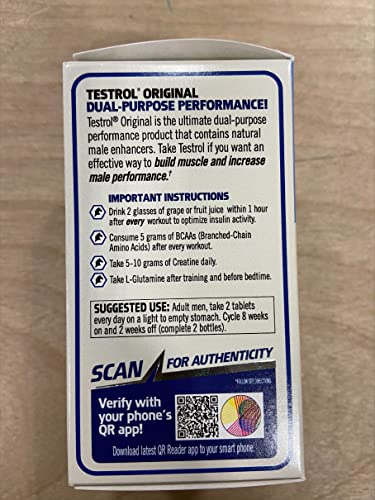 Promotional image featuring Testrol Original and product name