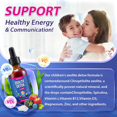 Close-up of Gatchialv Zeolite Detox Kids drops