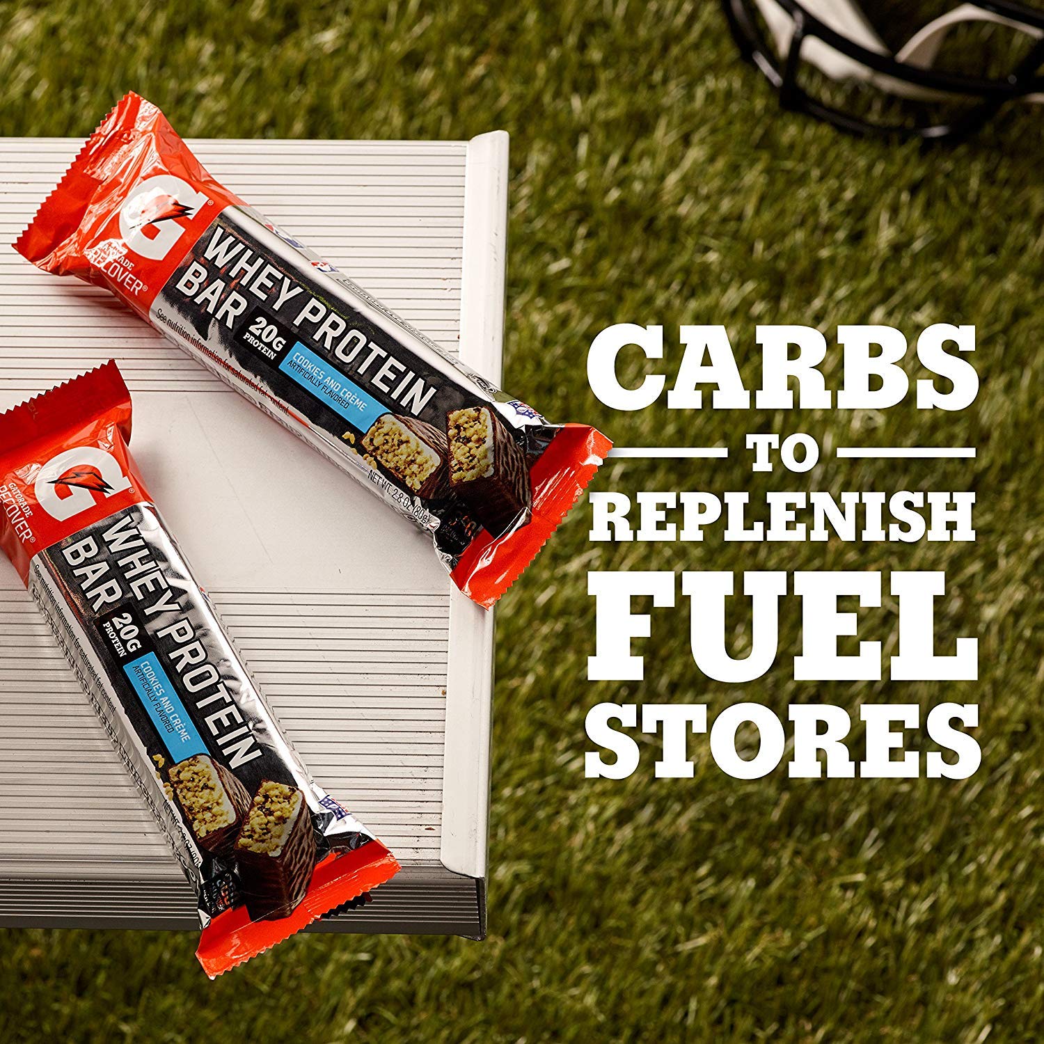 Gatorade Whey Protein Recover Bars ingredients highlight whey protein and milk protein