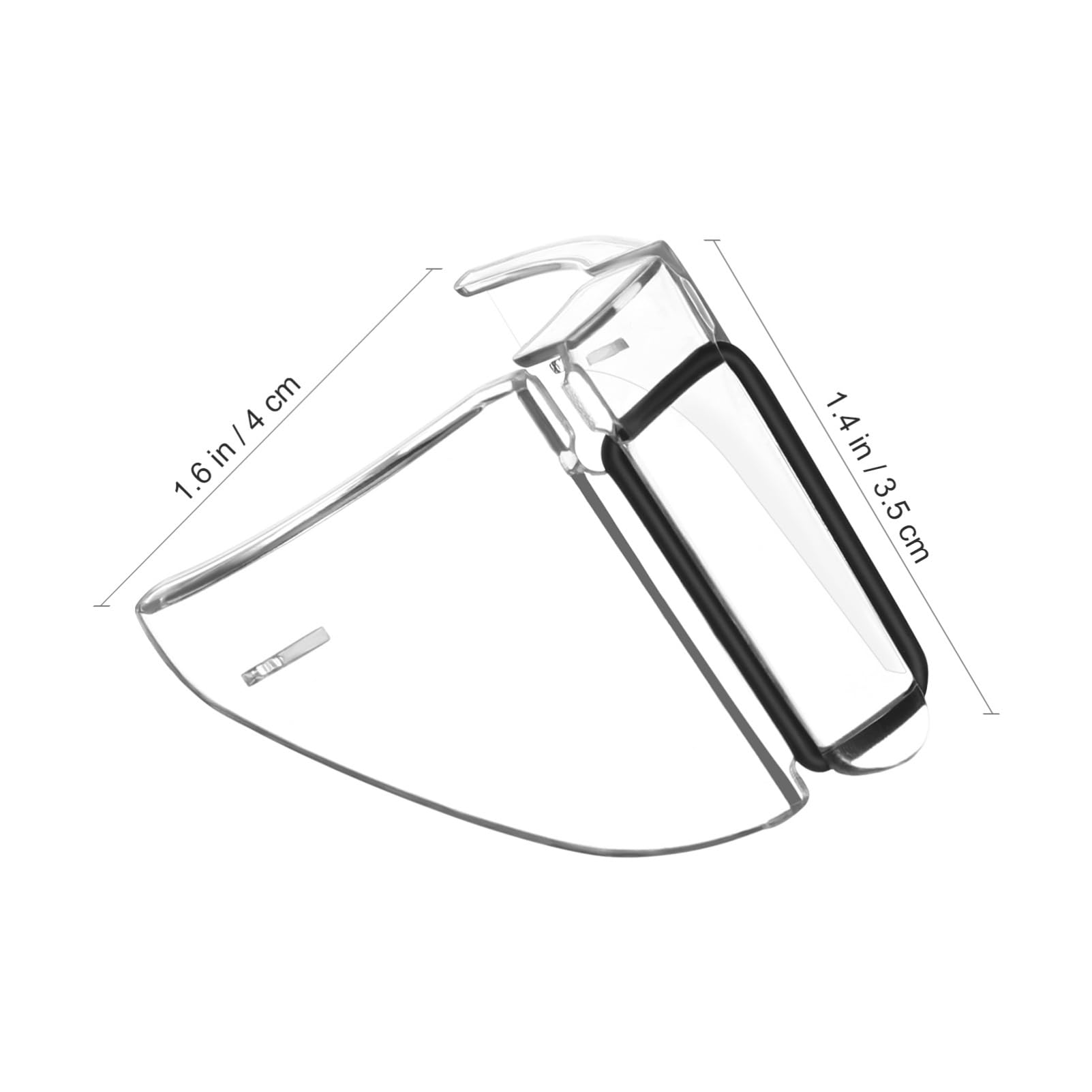 Easy installation on the temple of glasses