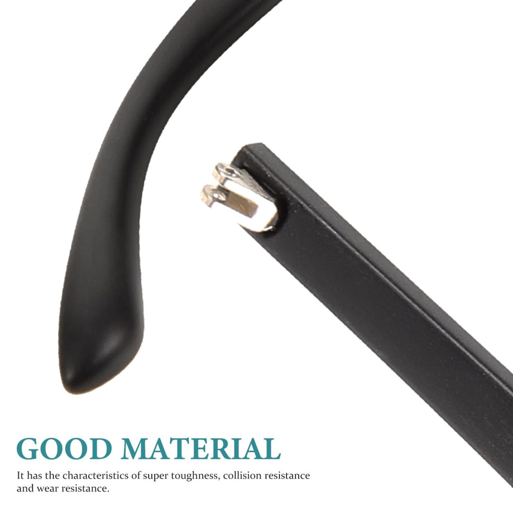 Durable silicone titanium sunglasses arms