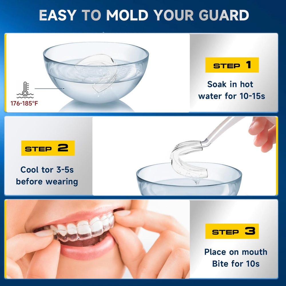 GBN Mouth Guard in use overnight preventing grinding