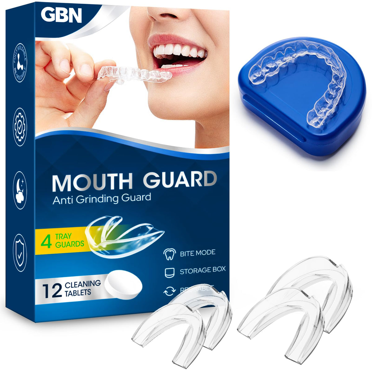 GBN Mouth Guard packaging and box