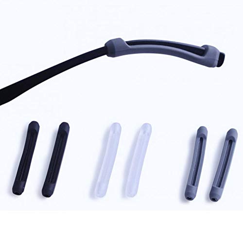 GBSTORE Transparent silicone eyeglass ear cushions close-up
