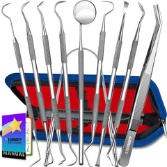 G.CATACC 10-in-1 dental tools set and case
