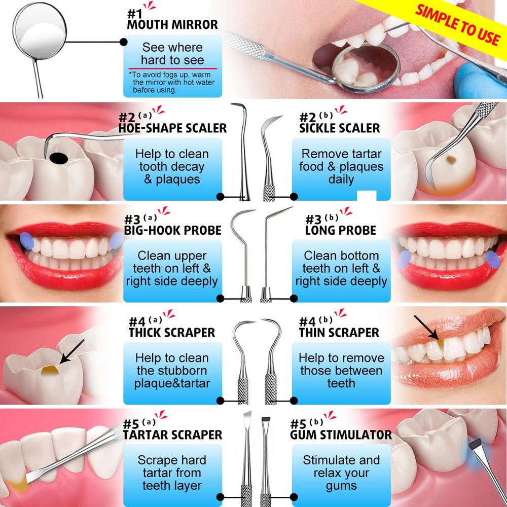 Dishwasher-safe dental tools with protective soft cap
