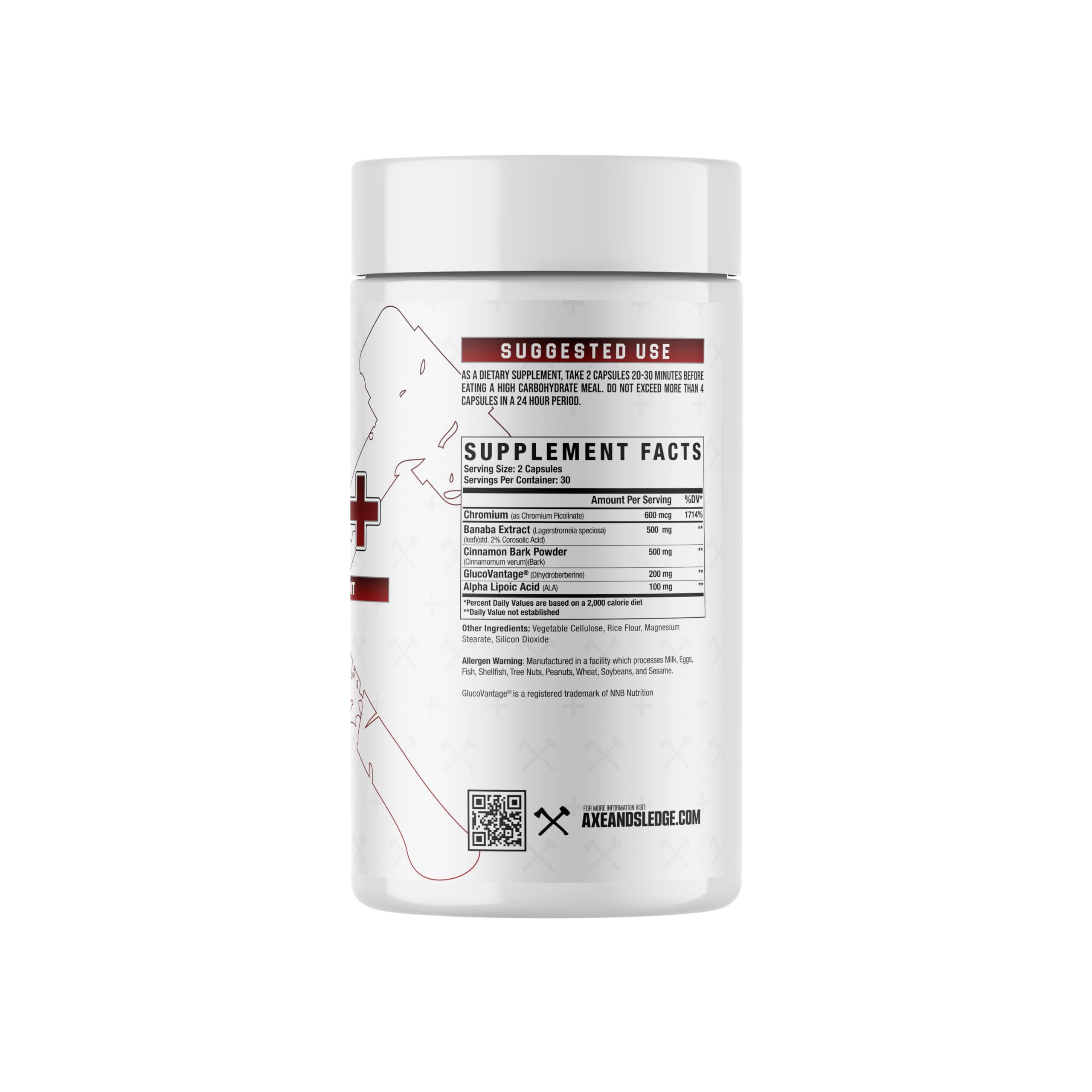 GDA+ capsules in clear veggie capsules