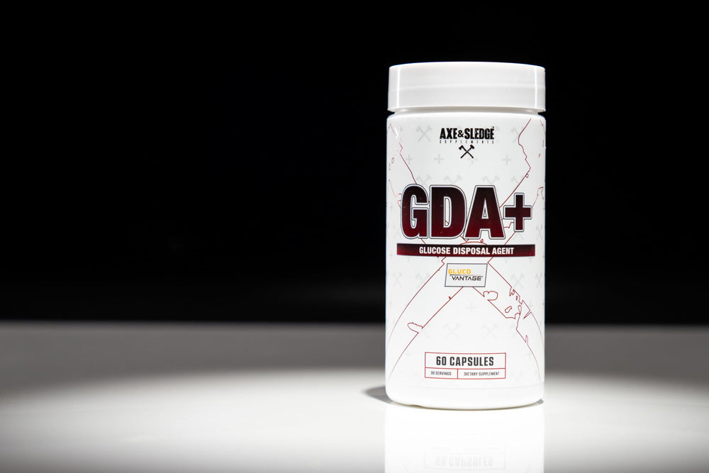 GDA+ ingredient blend including chromium picolinate, cinnamon bark, banaba, and alpha-lipoic acid