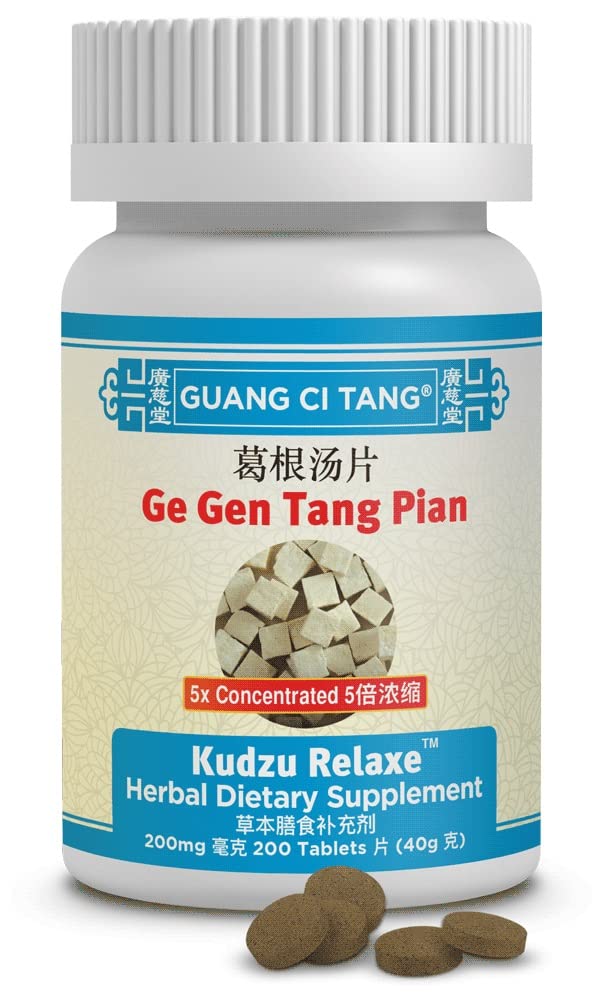 Ge Gen Tang Pian Kudzu Relaxe bottle – 200 tablets