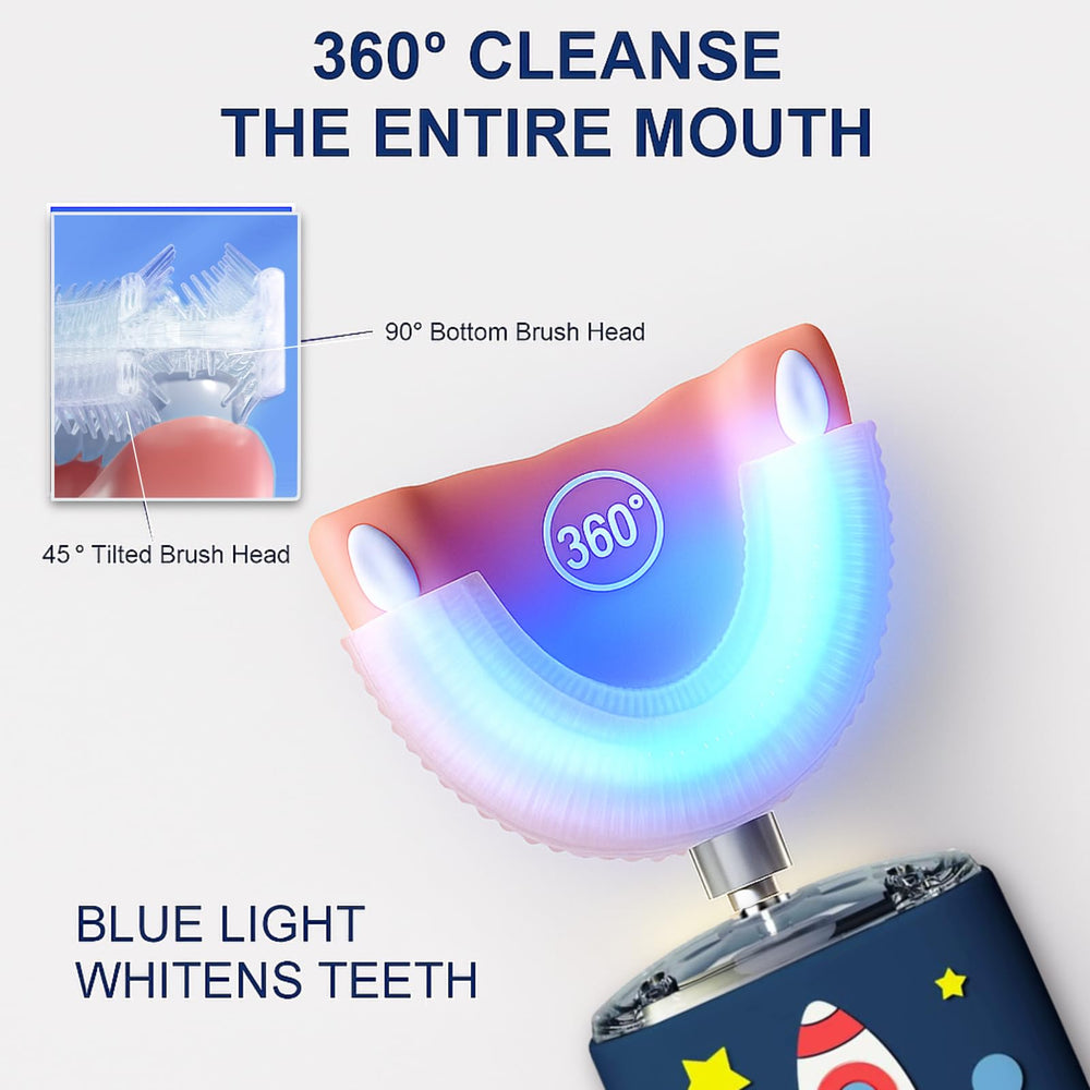 Rechargeable toothbrush with USB charging and LED indicator